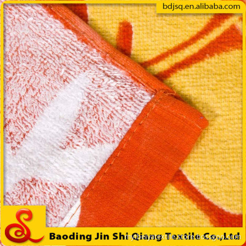 wholesale 100% Cotton Reactive printing custom print flower beach towel